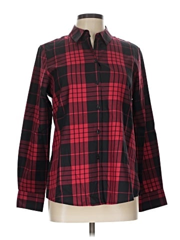 Foxcroft Long Sleeve Button-Down Shirt (view 1)