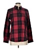 Foxcroft Plaid Red Long Sleeve Button-Down Shirt Size 10 - photo 1