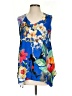 Nally & Millie Blue Sleeveless Blouse Size S - photo 1
