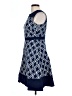 Lands' End Argyle Blue Cocktail Dress Size 10 (petite) - photo 5