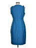 Ann Taylor Solid Blue Cocktail Dress Size 10 (petite) - photo 2
