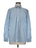Ann Taylor Stripes Blue Long Sleeve Button-Down Shirt Size M - photo 1