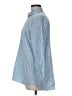 Ann Taylor Stripes Blue Long Sleeve Button-Down Shirt Size M - photo 5