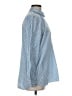 Ann Taylor Stripes Blue Long Sleeve Button-Down Shirt Size M - photo 4