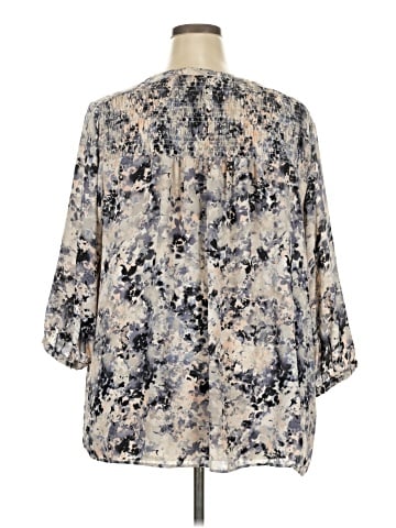 Rose + Olive 3/4 Sleeve Blouse (view 2)