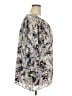 Rose + Olive 100% Polyester Silver 3/4 Sleeve Blouse Size 2X - photo 4