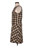 rue21 Plaid Tan Casual Dress Size 8 - photo 5