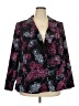 Lane Bryant Print Purple Blazer Size 22 - photo 1