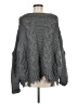 She + Sky 100% Acrylic Gray Pullover Sweater One size - photo 2