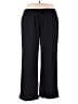 Caslon Solid Black Casual Pants Size 1X - photo 1