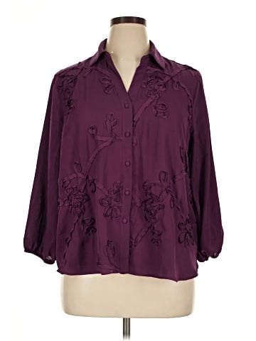 Cato 3/4 Sleeve Blouse (view 1)
