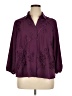 Cato 100% Polyester Burgundy 3/4 Sleeve Blouse Size XL - photo 1
