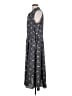 Anne Klein 100% Polyester Graphic Gray Casual Dress Size L - photo 5