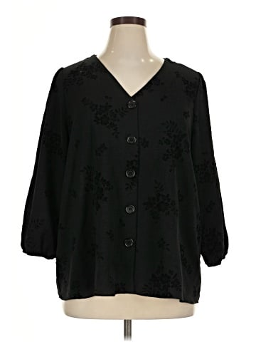 Cato 3/4 Sleeve Blouse (view 1)