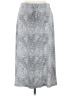MICHAEL Michael Kors Chevron-herringbone Silver Casual Skirt Size M - photo 1