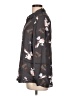 Banana Republic 100% Polyester Floral Gray Long Sleeve Blouse Size Lg Petite - photo 5