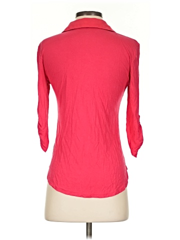 New York & Company 3/4 Sleeve Button-Down Shirt (view 2)