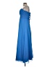 Bill Levkoff 100% Polyester Blue Cocktail Dress Size 6 - photo 5