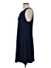 Kaari Blue Solid Blue Casual Dress Size L - photo 5