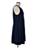 Kaari Blue Solid Blue Casual Dress Size L - photo 4