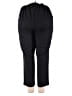 Briggs New York 100% Polyester Solid Black Active Pants Size 18W - photo 2