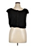 Say What? 100% Viscose Black Short Sleeve Top Size S - photo 1