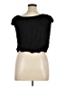 Say What? 100% Viscose Black Short Sleeve Top Size S - photo 2