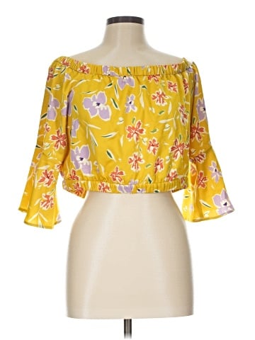 BCBGeneration 3/4 Sleeve Blouse (view 1)