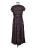 Perceptions Polka Dots Black Casual Dress Size M - photo 2
