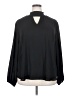 Bold Elements 100% Polyester Black Long Sleeve Blouse Size 2X - photo 1