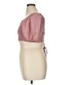 Curves 100% Polyester Pink Short Sleeve Top Size 14 - photo 5