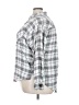 Maurices Plaid Gray 3/4 Sleeve Button-Down Shirt Size 2X - photo 5