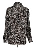 Ellen Tracy 100% Polyester Animal Print Brown Long Sleeve Blouse Size L - photo 2