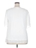 chic soul (chicsoul.com) White Short Sleeve Blouse Size 2X - photo 2