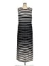 Connected Apparel Stripes Black Casual Dress Size 24W - photo 2
