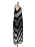 Connected Apparel Stripes Black Casual Dress Size 24W - photo 4