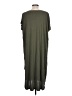 Double Zero Solid Green Casual Dress Size L - photo 2