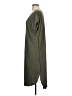 Double Zero Solid Green Casual Dress Size L - photo 5