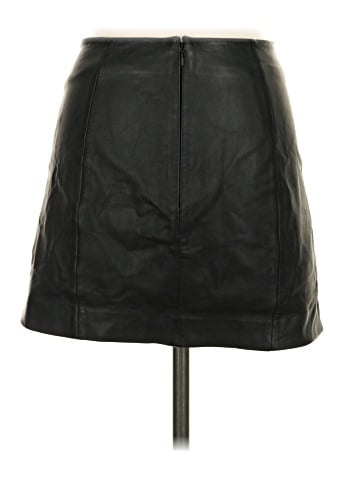 Madewell et Sézane Leather Skirt (view 2)