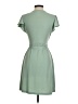Nine West Solid Green Casual Dress Size XS - photo 2