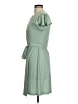 Nine West Solid Green Casual Dress Size XS - photo 5