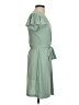 Nine West Solid Green Casual Dress Size XS - photo 4