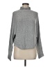 Dex Metallic Gray Turtleneck Sweater Size M - photo 1