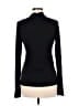 August Silk Black Long Sleeve Turtleneck Size M - photo 2