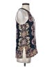 Ella Moss 100% Rayon Blue Sleeveless Blouse Size S - photo 4
