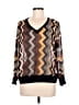 Missoni For Target 100% Polyester Brown Long Sleeve Blouse Size M - photo 1