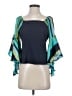 Tiny Teal 3/4 Sleeve Blouse Size S - photo 1