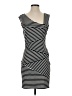 Laundry by Design Stripes Black Casual Dress Size 4 - photo 1