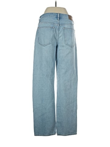 Madewell Low-Slung Straight Jeans in Sevilla Wash: Cross-Tab Edition (view 2)