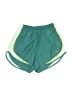 Nike 100% Polyester Color Block Green Athletic Shorts Size M - photo 1